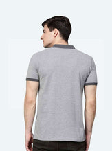 Load image into Gallery viewer, Men’s Melange Solid Polo T-Shirt
